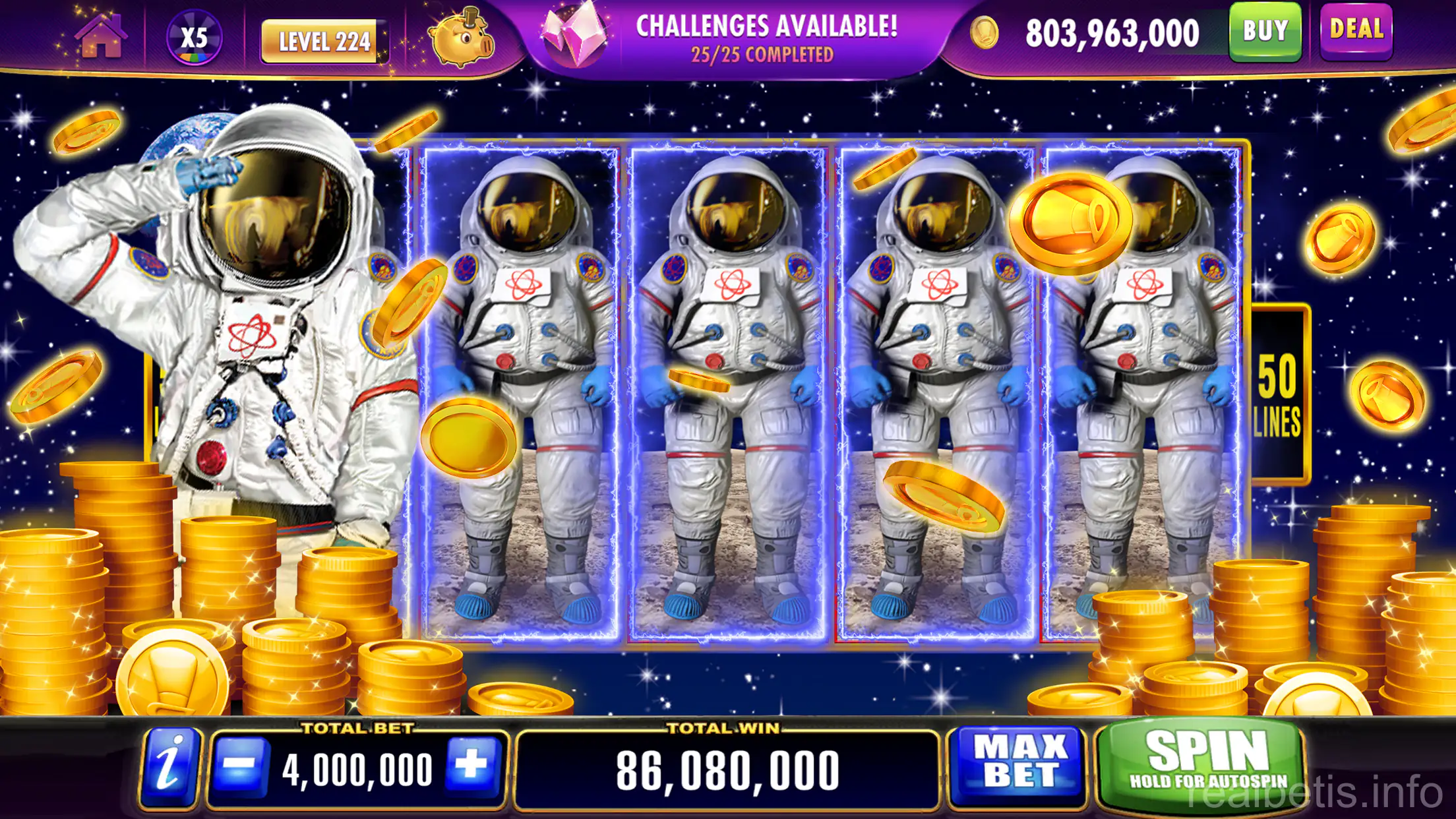 Página de transmissão ao vivo